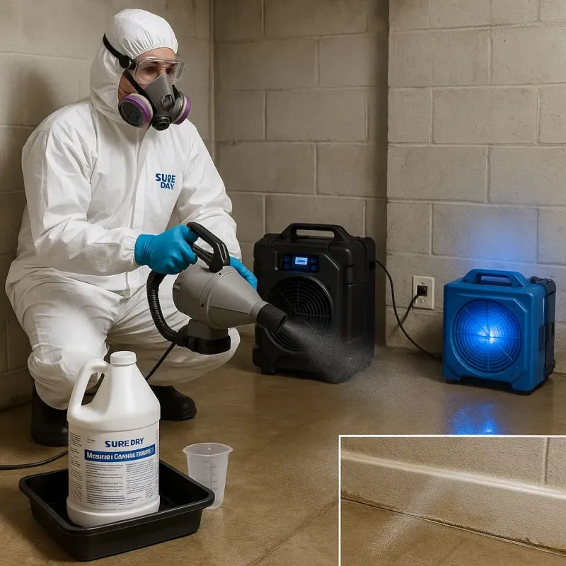 Sanitization and Odor Removal process in Blue Earth, MN